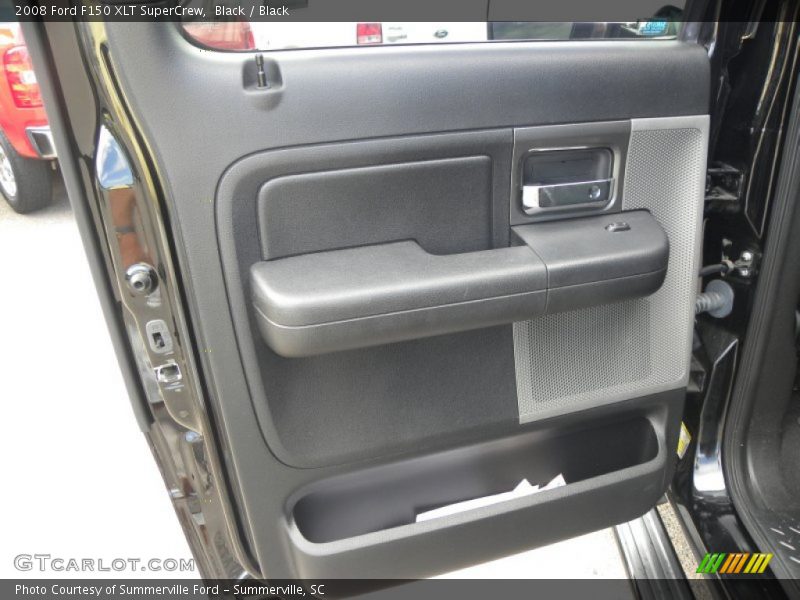Black / Black 2008 Ford F150 XLT SuperCrew