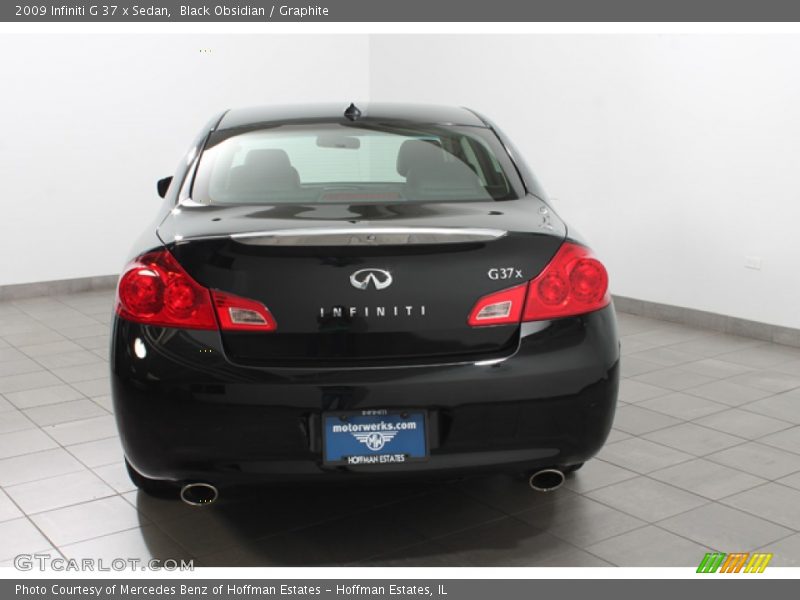 Black Obsidian / Graphite 2009 Infiniti G 37 x Sedan