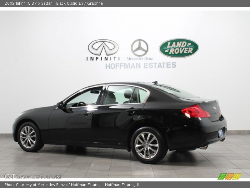Black Obsidian / Graphite 2009 Infiniti G 37 x Sedan
