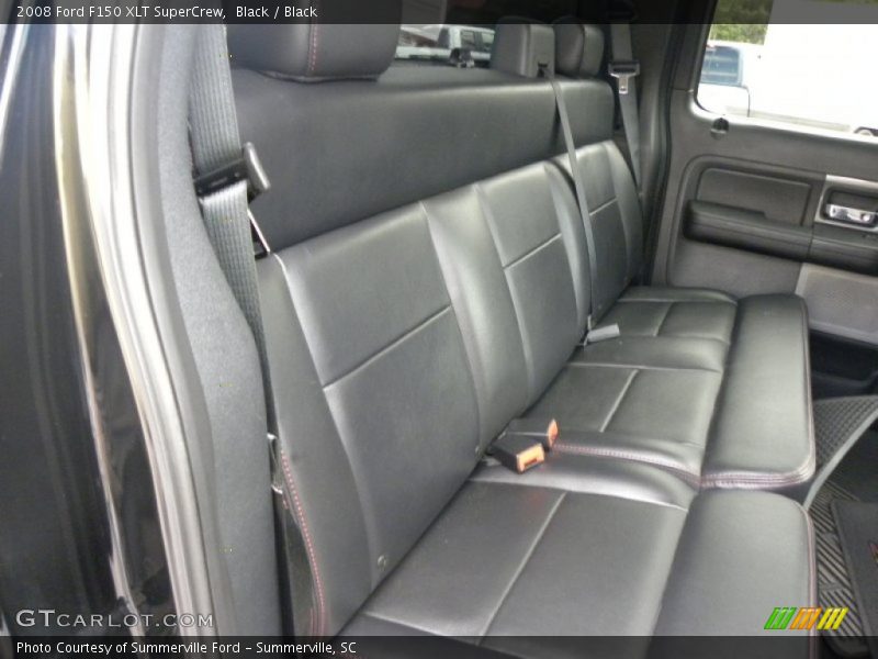 Black / Black 2008 Ford F150 XLT SuperCrew