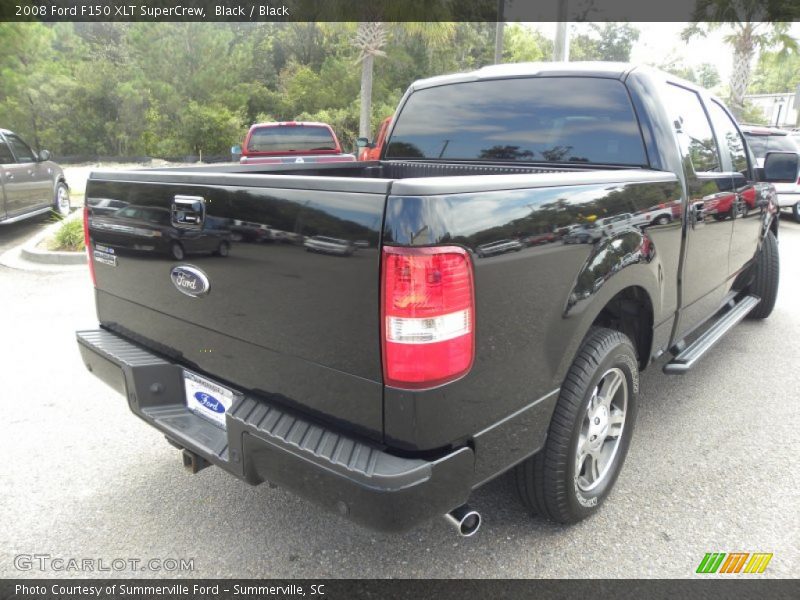 Black / Black 2008 Ford F150 XLT SuperCrew