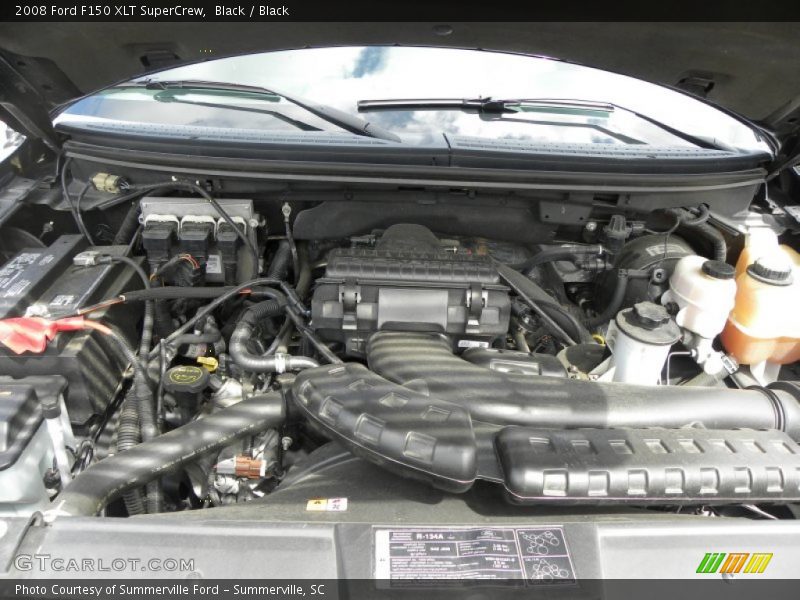 Black / Black 2008 Ford F150 XLT SuperCrew