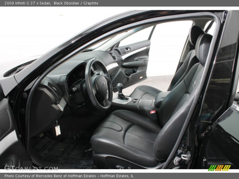Black Obsidian / Graphite 2009 Infiniti G 37 x Sedan