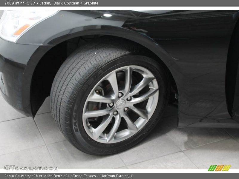 Black Obsidian / Graphite 2009 Infiniti G 37 x Sedan
