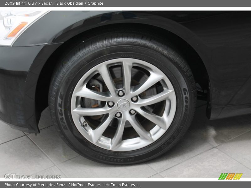 Black Obsidian / Graphite 2009 Infiniti G 37 x Sedan