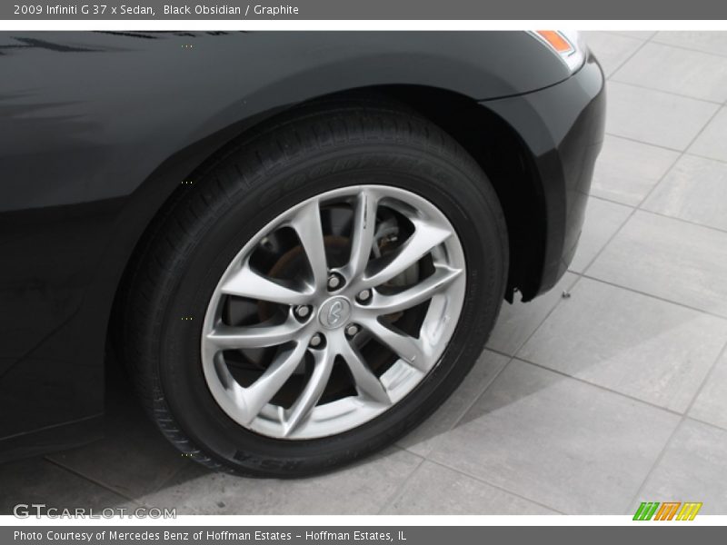 Black Obsidian / Graphite 2009 Infiniti G 37 x Sedan