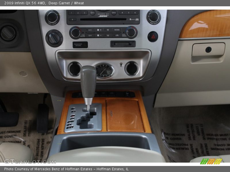 Deep Garnet / Wheat 2009 Infiniti QX 56 4WD