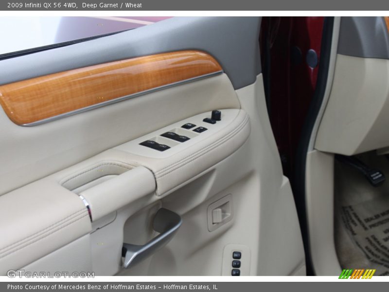 Deep Garnet / Wheat 2009 Infiniti QX 56 4WD