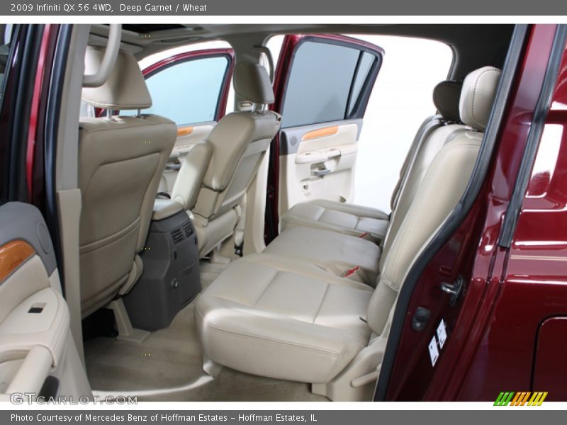 Deep Garnet / Wheat 2009 Infiniti QX 56 4WD