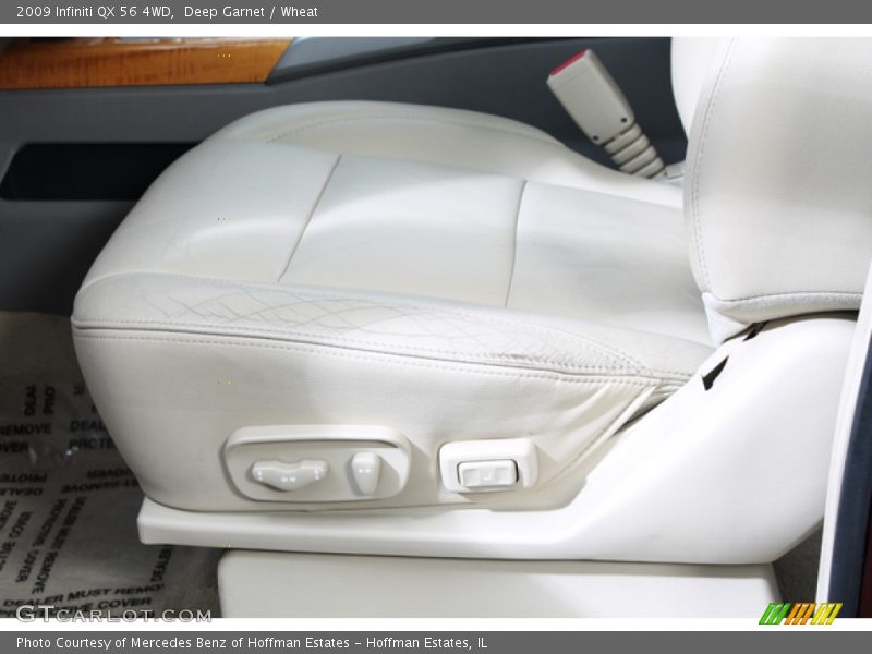 Deep Garnet / Wheat 2009 Infiniti QX 56 4WD