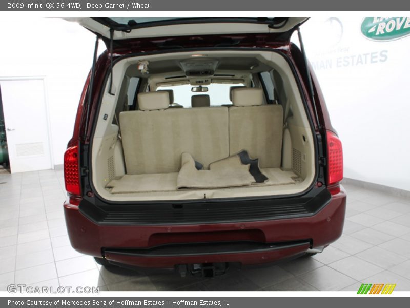 Deep Garnet / Wheat 2009 Infiniti QX 56 4WD