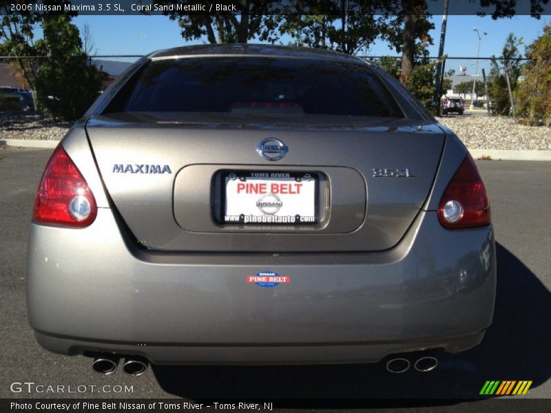 Coral Sand Metallic / Black 2006 Nissan Maxima 3.5 SL