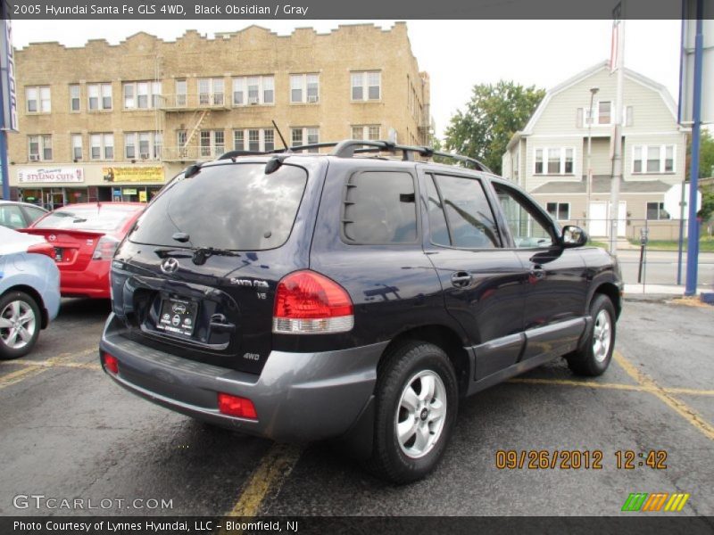 Black Obsidian / Gray 2005 Hyundai Santa Fe GLS 4WD