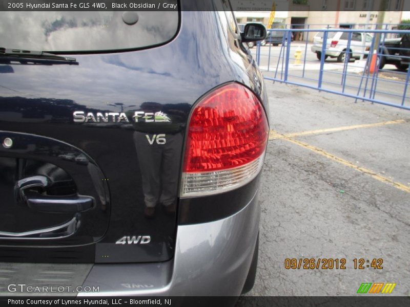 Black Obsidian / Gray 2005 Hyundai Santa Fe GLS 4WD