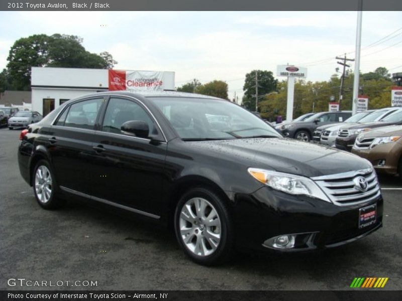 Black / Black 2012 Toyota Avalon