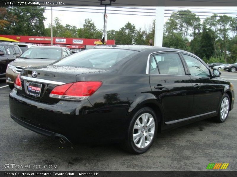 Black / Black 2012 Toyota Avalon
