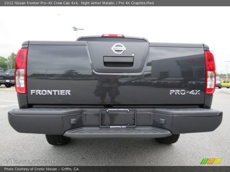 Night Armor Metallic / Pro 4X Graphite/Red 2012 Nissan Frontier Pro-4X Crew Cab 4x4