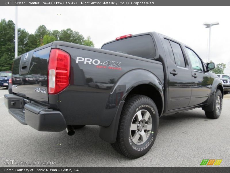 Night Armor Metallic / Pro 4X Graphite/Red 2012 Nissan Frontier Pro-4X Crew Cab 4x4