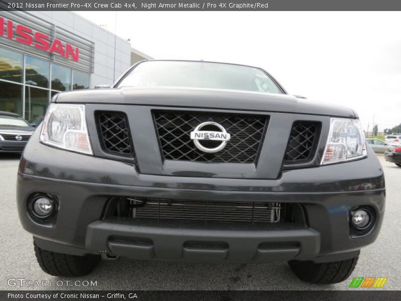 Night Armor Metallic / Pro 4X Graphite/Red 2012 Nissan Frontier Pro-4X Crew Cab 4x4