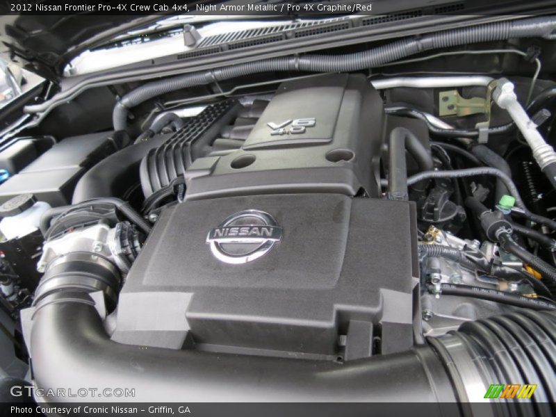 Night Armor Metallic / Pro 4X Graphite/Red 2012 Nissan Frontier Pro-4X Crew Cab 4x4