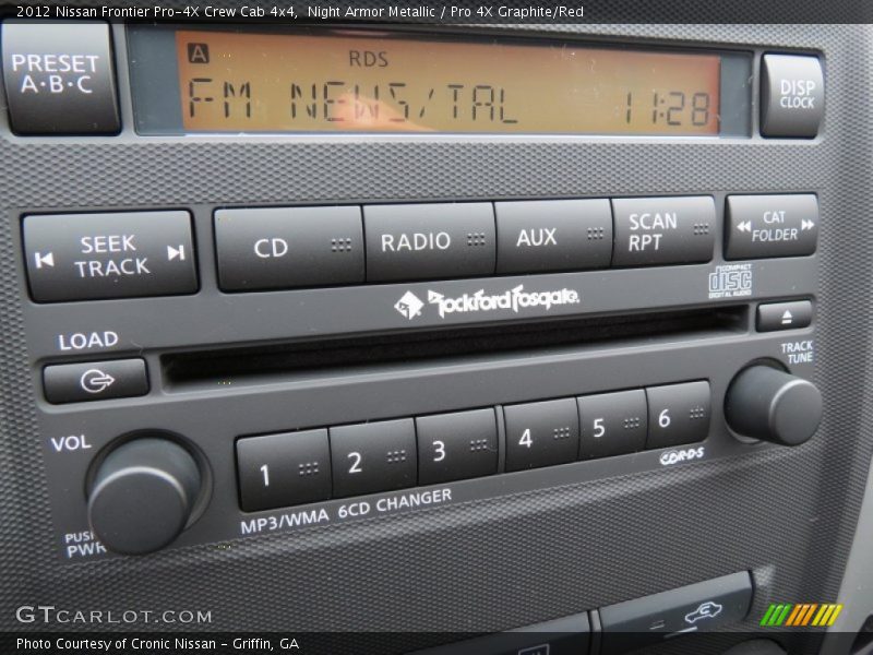 Night Armor Metallic / Pro 4X Graphite/Red 2012 Nissan Frontier Pro-4X Crew Cab 4x4