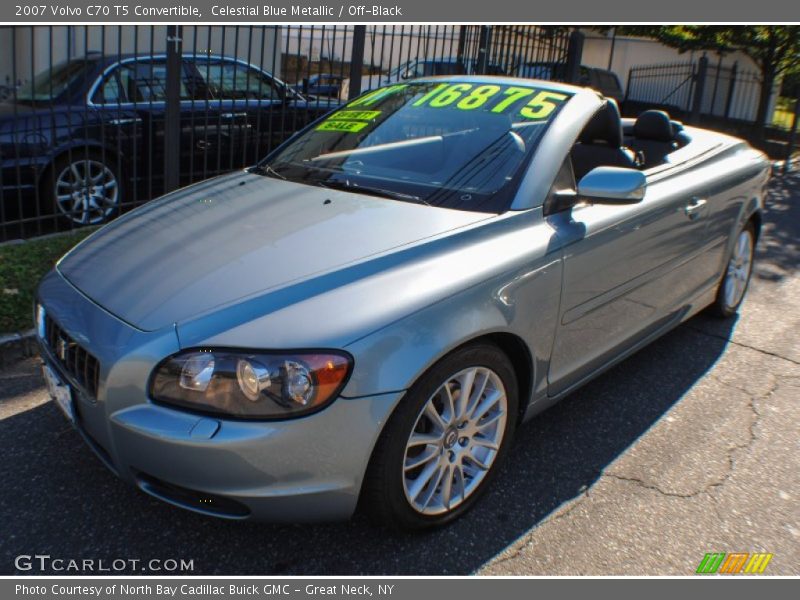 Celestial Blue Metallic / Off-Black 2007 Volvo C70 T5 Convertible