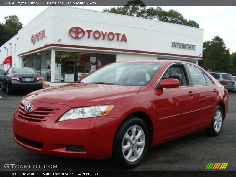 Barcelona Red Metallic / Ash 2009 Toyota Camry LE
