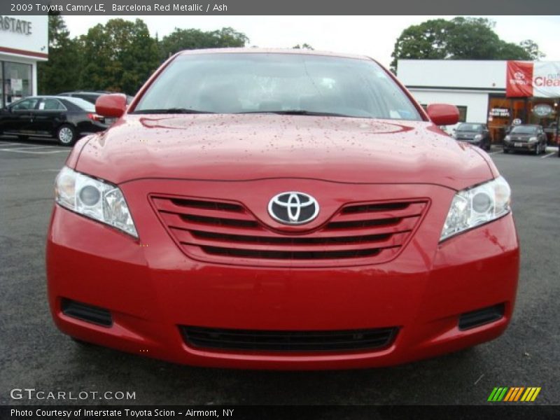 Barcelona Red Metallic / Ash 2009 Toyota Camry LE