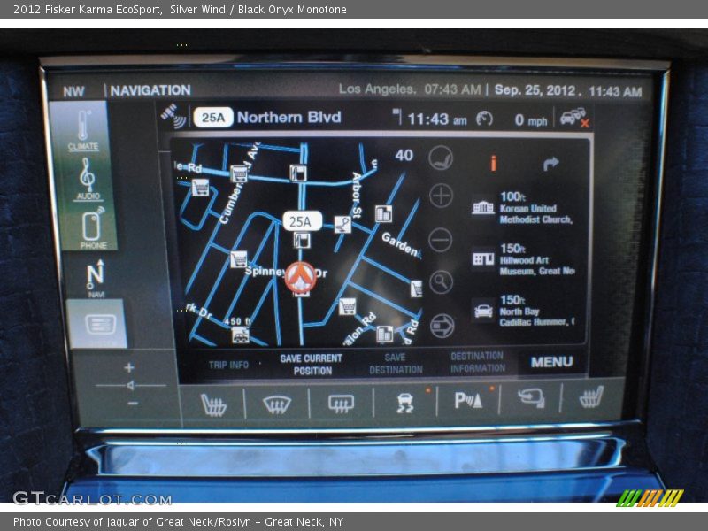 Navigation of 2012 Karma EcoSport
