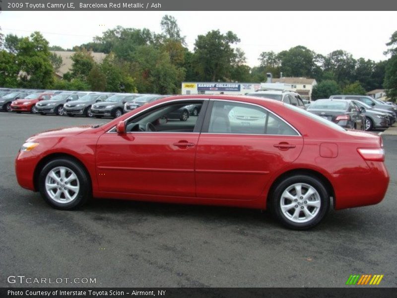 Barcelona Red Metallic / Ash 2009 Toyota Camry LE