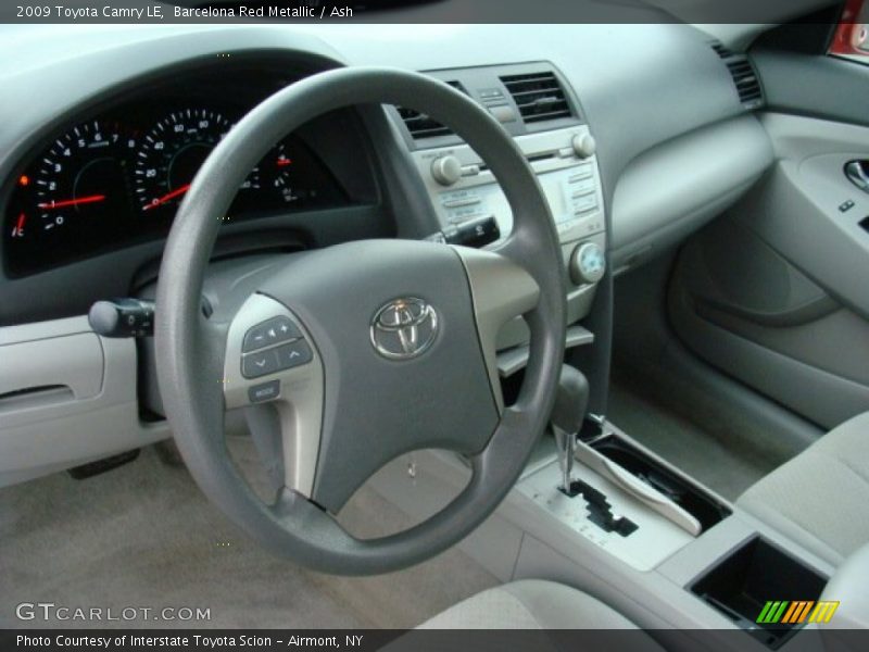 Barcelona Red Metallic / Ash 2009 Toyota Camry LE