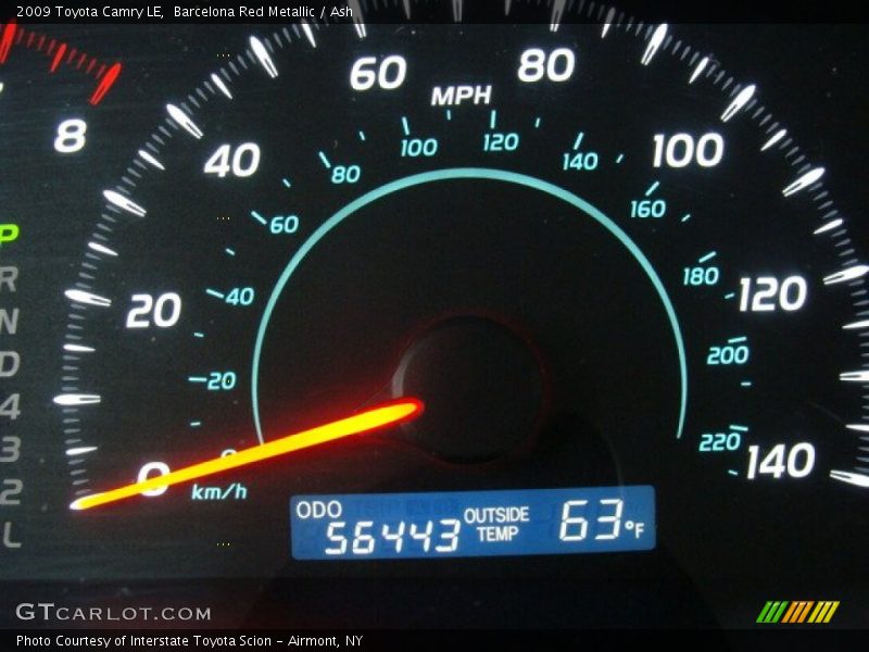 Barcelona Red Metallic / Ash 2009 Toyota Camry LE