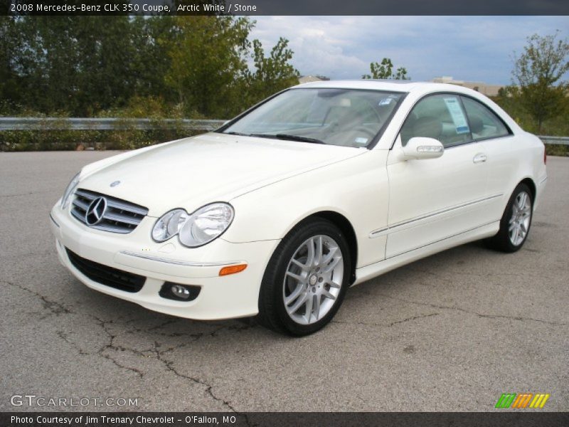 Front 3/4 View of 2008 CLK 350 Coupe