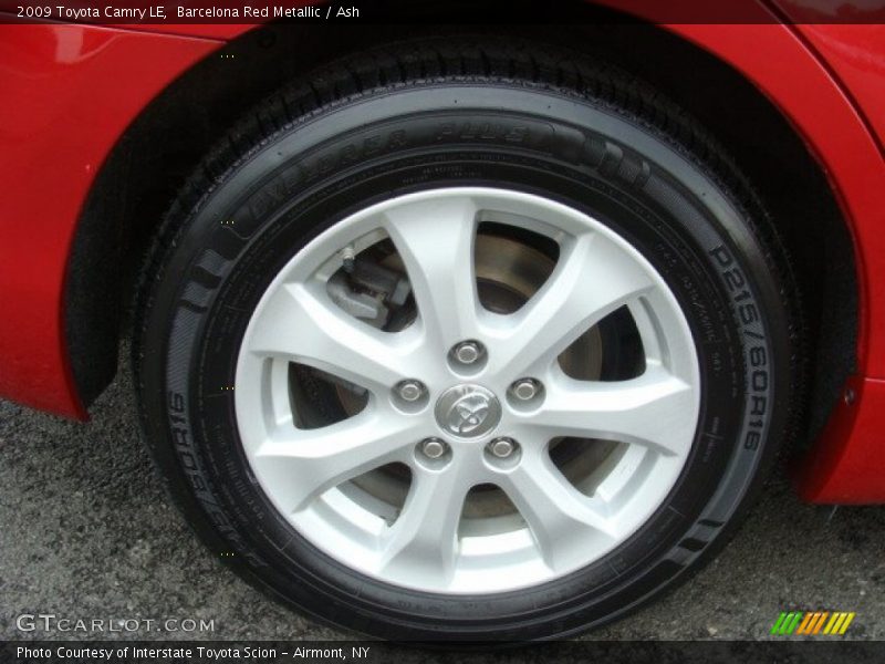 Barcelona Red Metallic / Ash 2009 Toyota Camry LE