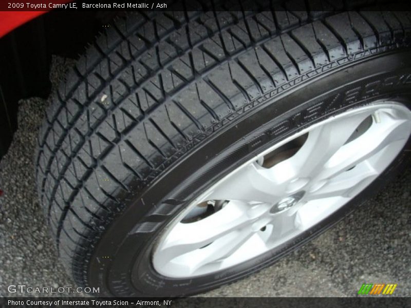 Barcelona Red Metallic / Ash 2009 Toyota Camry LE