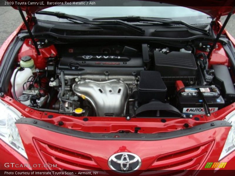 Barcelona Red Metallic / Ash 2009 Toyota Camry LE