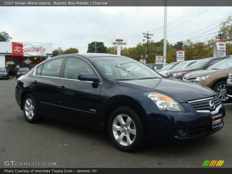 Majestic Blue Metallic / Charcoal 2007 Nissan Altima Hybrid