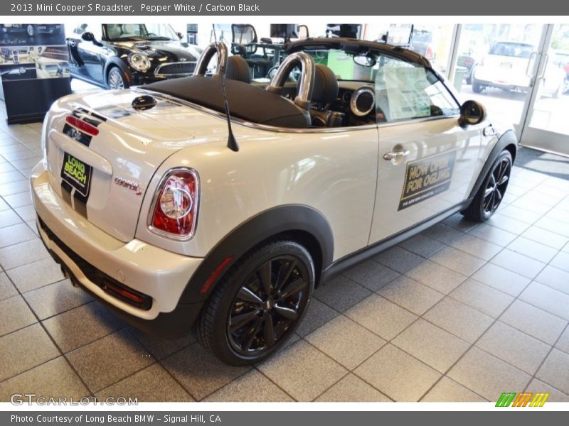 Pepper White / Carbon Black 2013 Mini Cooper S Roadster