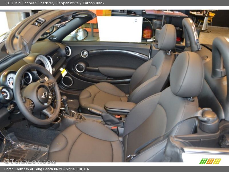 Pepper White / Carbon Black 2013 Mini Cooper S Roadster