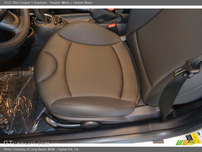 Pepper White / Carbon Black 2013 Mini Cooper S Roadster