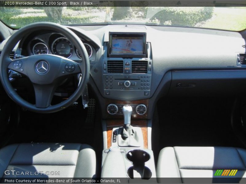 Black / Black 2010 Mercedes-Benz C 300 Sport