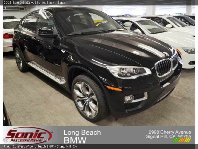 Jet Black / Black 2013 BMW X6 xDrive35i