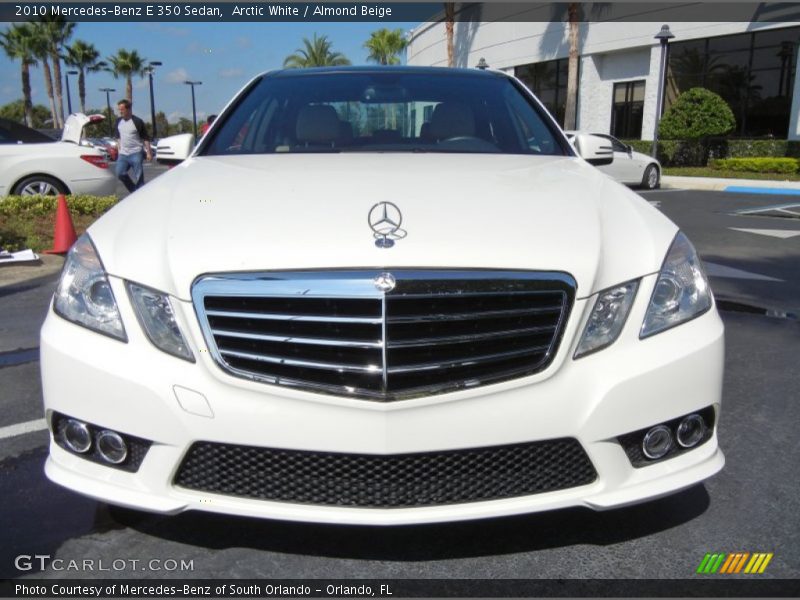 Arctic White / Almond Beige 2010 Mercedes-Benz E 350 Sedan