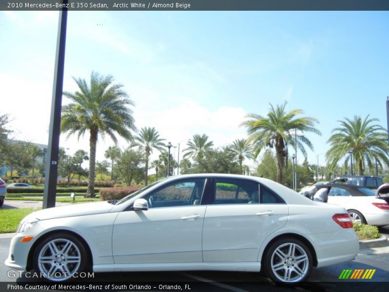 Arctic White / Almond Beige 2010 Mercedes-Benz E 350 Sedan