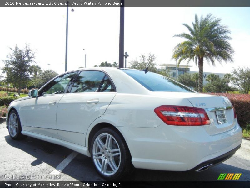 Arctic White / Almond Beige 2010 Mercedes-Benz E 350 Sedan