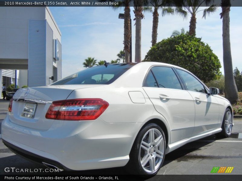 Arctic White / Almond Beige 2010 Mercedes-Benz E 350 Sedan