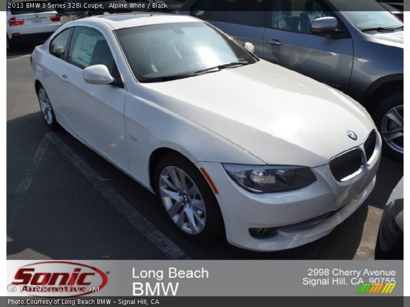 Alpine White / Black 2013 BMW 3 Series 328i Coupe