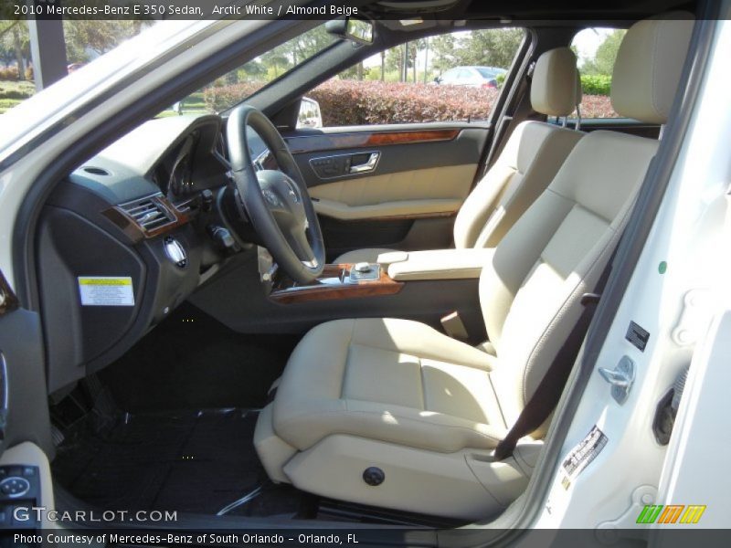 Arctic White / Almond Beige 2010 Mercedes-Benz E 350 Sedan