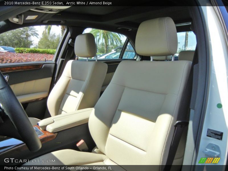 Arctic White / Almond Beige 2010 Mercedes-Benz E 350 Sedan