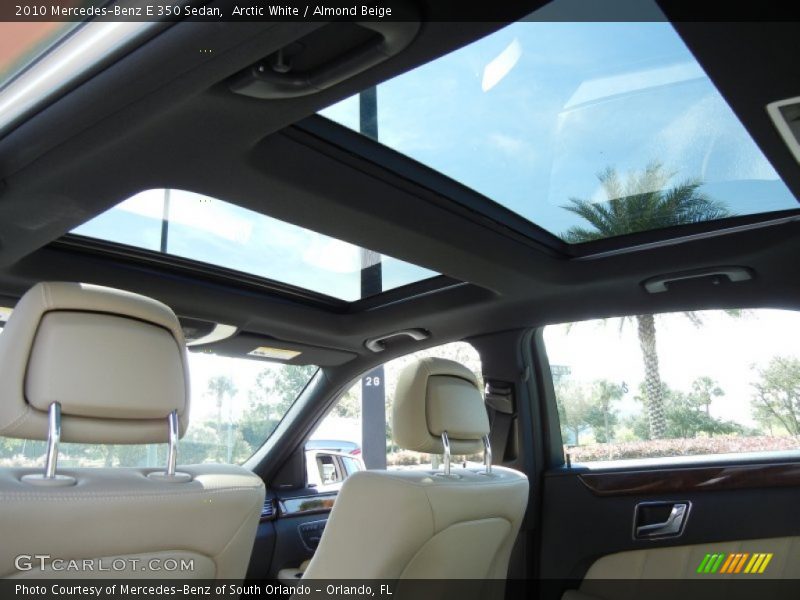 Arctic White / Almond Beige 2010 Mercedes-Benz E 350 Sedan